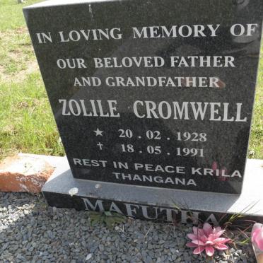 MAFUTHA Zolile Cromwell 1928-1991