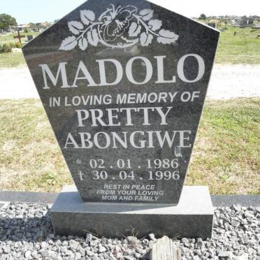 MADOLO Pretty Abongiwe 1986-1996