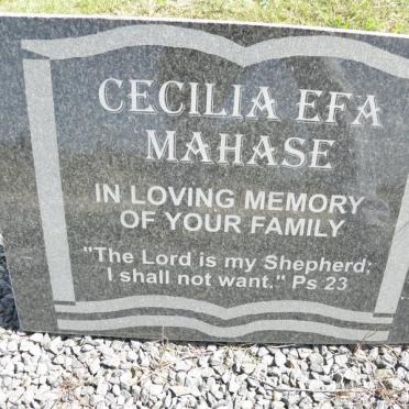 MAHASE Cecilia Efa 