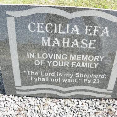 MAHASE Cecilia Efa 