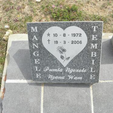 MANGELE Tembile 1972-2006