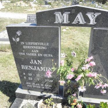 MAY Jan Benjamin 19?8-2002