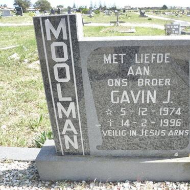 MOOLMAN Gavin J. 1975-1996