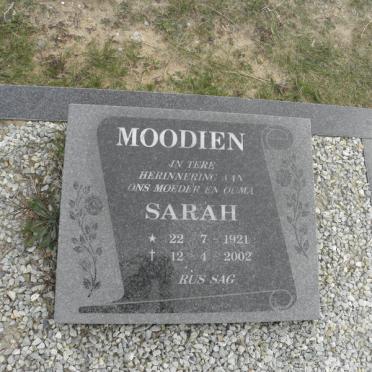 MOODIEN Sarah 1921-2002
