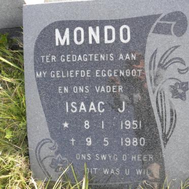 MONDO Isaac J. 1951-1980