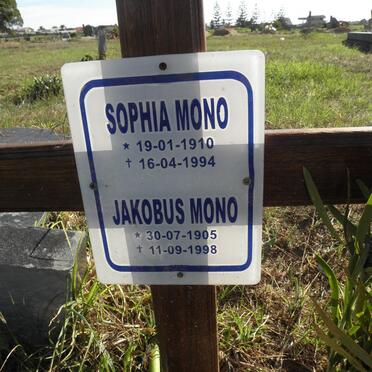 MONI Jakobus 1905-1998 &amp; Sophia 1910-1994