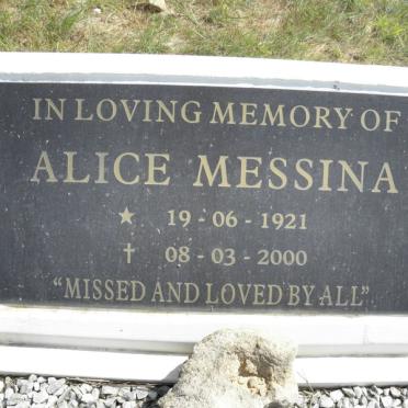 MESSINA Alice 1921-2000