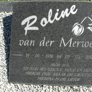 MERWE Roline, van der 1936-2001