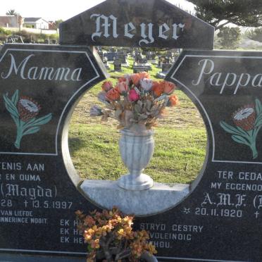 MEYER A.M.F. 1920-1986 &amp; M.E. 1928-1997