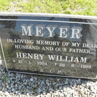 MEYER Henry William 1954-1999