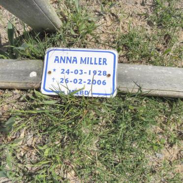 MILLER Anna 1928-2006