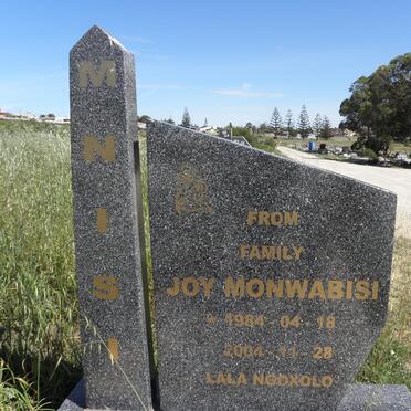MNISI Joy Monwabisi 1984-2004