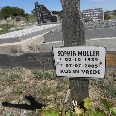 MULLER Sophia 1939-2005