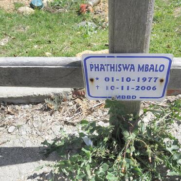 MBALO Phathiswa 1977-2006