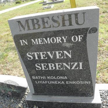MBESHU Steven Sebenzi