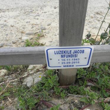 MFUNDISI Luzekile Jacob 1943-2010
