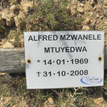 MTUYEDWA Alfred Mzwanele 1969-2008