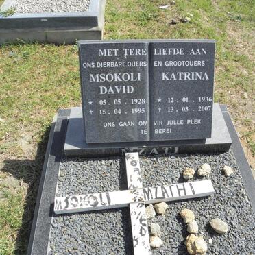 MZATI Mosokoli David 1928-1995 &amp; Katrina 1936-2007