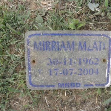 MZATI Mirriam 1962-2004