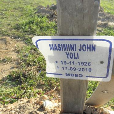 YOLI Masimini John 1926-2010