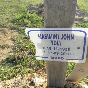 YOLI Masimini John 1926-2010