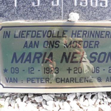 NELSON Stephanus Johannes 1919-1989 &amp; Maria 1923-2010