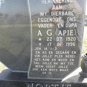 NORTJE A.P. 1920-1996