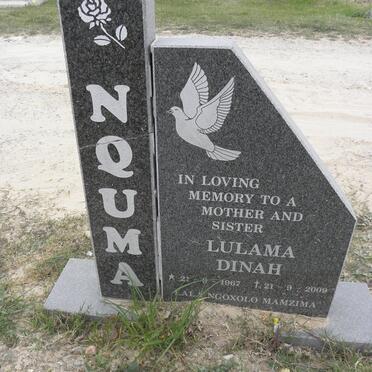 NQUMA Lulama Dinah 1967-2009