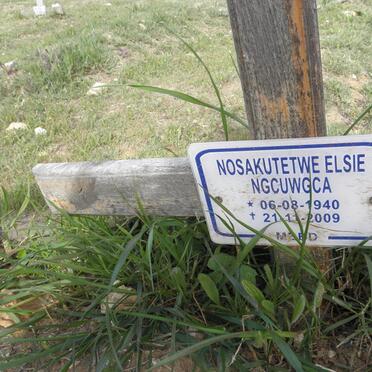 NGCUWGCA Nosakutetwe Elsie 1940-2009