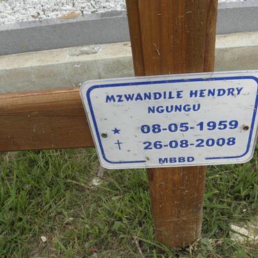 NGUNGU Mzwandile Hendry 1959-2008