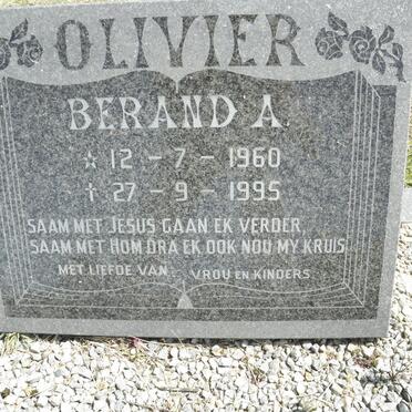OLIVIER Berand A. 1960-1995