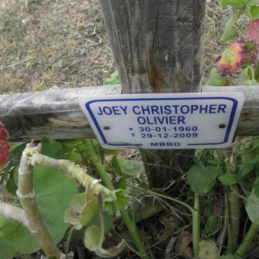 OLIVIER Joey Christopher 1960-2009