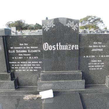 OOSTHUIZEN Josephus 1910-1995 &amp; Ellis Susanna Elizabeth VISAGIE 1927-1973