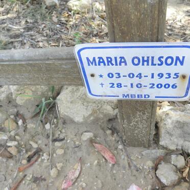 OHLSON Maria 1935-2006