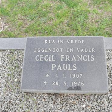 PAULS Cecil Francis 1907-1976