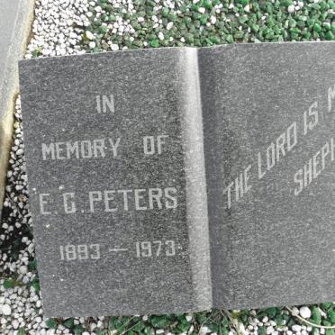 PETERS E.G. 1893-1973