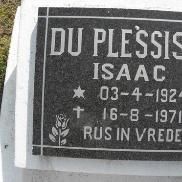 PLESSIS Isaac, du 1924-1971