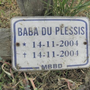 PLESSIS Baba, du 2004-2004