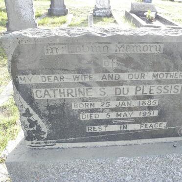 PLESSIS Cathrine S., du 1885-1951