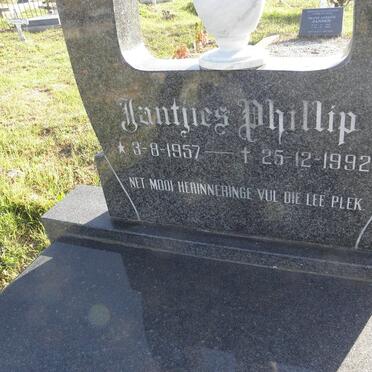 PHILLIP Jantjies 1957-1992