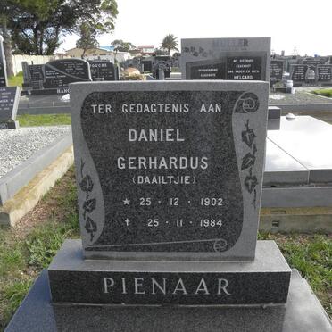 PIENAAR Daniel Gerhardus 1902-1984
