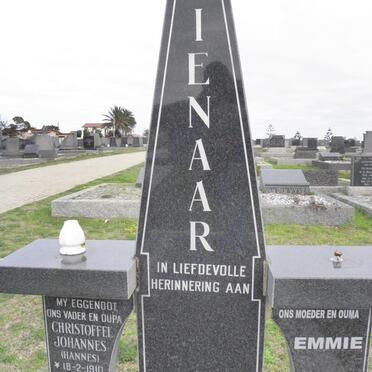 PIENAAR Christoffel Johannes 1910-1988 &amp; Emmie 1916-2007