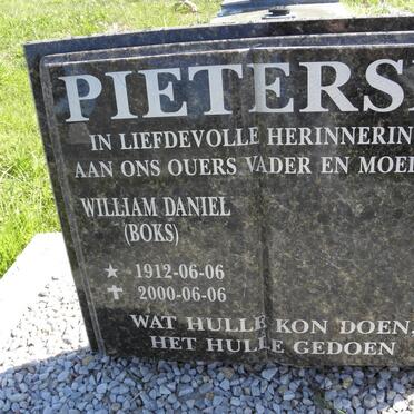 PIETERSE William Daniel 1912-2000