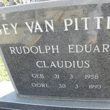 PITTIUS Rudolph Eduard Claudius, Gey van 1958-1993