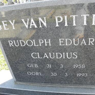 PITTIUS Rudolph Eduard Claudius, Gey van 1958-1993