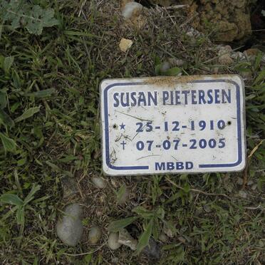 PIETERSEN Susan 1910-2005
