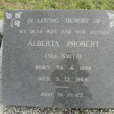 PROBERT Alberta nee SMITH 1898-1964