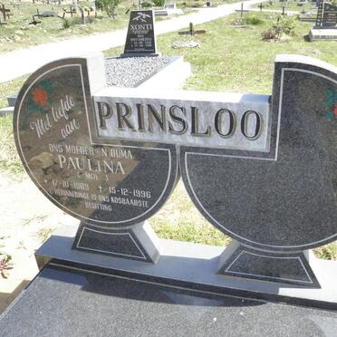 PRINSLOO Paulina 1909-1996