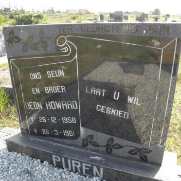 PUREN Deon Howard 1958-1981