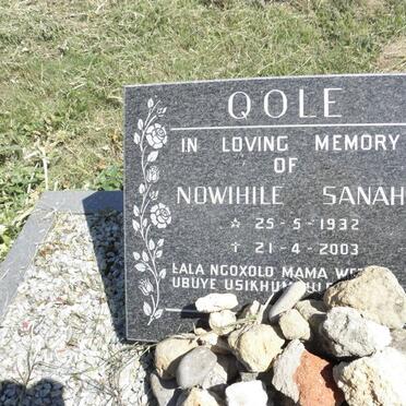 QOLE Nowihile Sanah 1932-2003